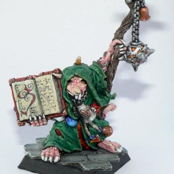 Skaven Priest; Lord Skrolk by Andrew
