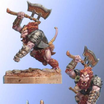 Champion orque brun - black orc champion by Naoned