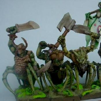 Nurgle spider raiders by maxcz