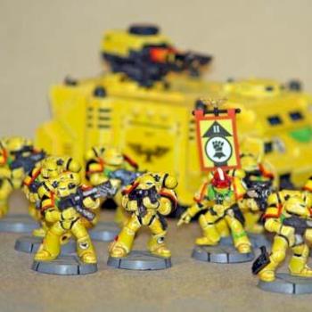 Imperial Fists Tactical Squad by Starscream