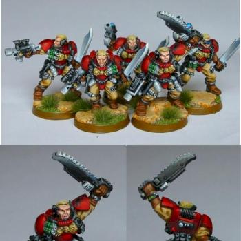 Blood Angel Scout Squad repost by nels0nmac