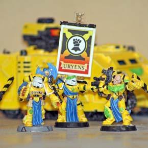 Imperial Fists Veteran Squad by Starscream