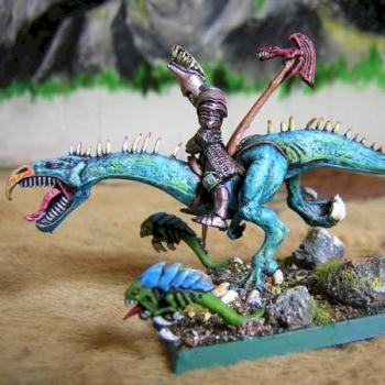 champion elfe noir de slaanesh by biancakangou