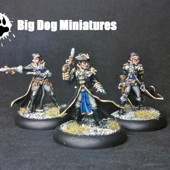 Cygnar Black 13th Gun Mage Strike Team by thebigdog
