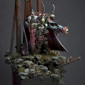 Chaos Space Marine Lord by jarhead