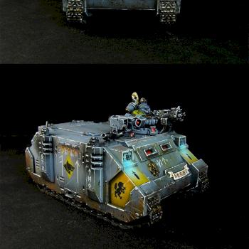 Space Wolves rhino by Modelling Art Studio