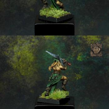 Wood Elves Wardancer by Vathaar