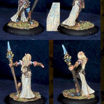 Larnach, Grey Elf Mage by belminiart