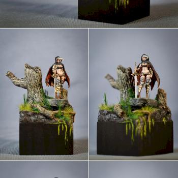Pinup Twilight Knight, 32mm by Veselov Sergey