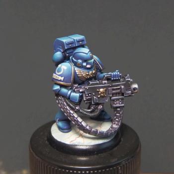 Ultramarine Heavy Bolter by AsyLum