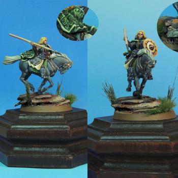 Eowyn mounted by Bombur