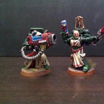Dark Angel Sergeant with two Marines by Arcanis