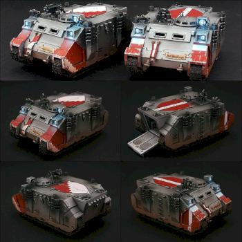Grey Knights Rhinos x 2 by War and Paint