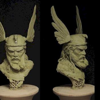 Viking bust by Bombur
