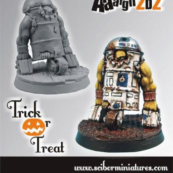 Halloween Promotion Miniature Aaargh2D2 Ork by Scibor