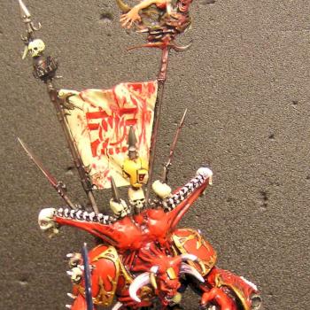 World Eaters Chaos Space Marine Demon Prince by GreatGunz