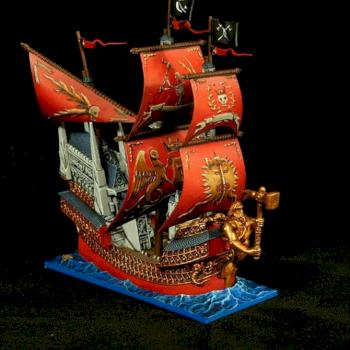 Dreadfleet - Grand Alliance ships by Vocal