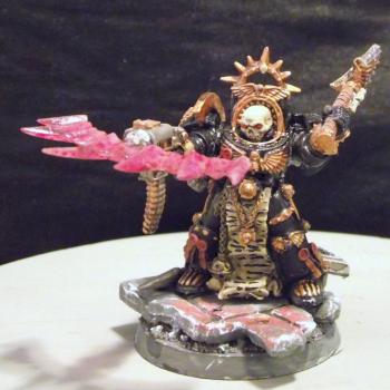 Space Marine Chaplain in Terminator Armor by gregariousclaw
