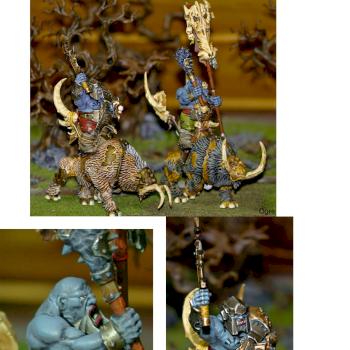 Ogre Kingdoms Mournfang Cavallery  / Oger Trauerfankavallerie by isdntroll