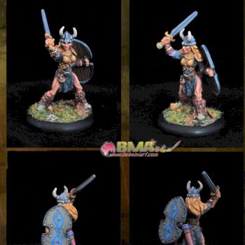 Ingrid,Female Viking Warrior by belminiart