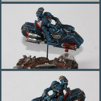 Night lords Pre-Heresy Jetbike by zekaine