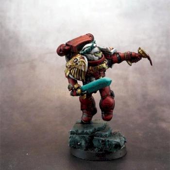 Blood Angels Sanguinary priest by Doom77