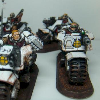 Scouts on bikes by Kamahl