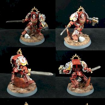 Commander Culln - Blood Angel scheme by Rose Model Art