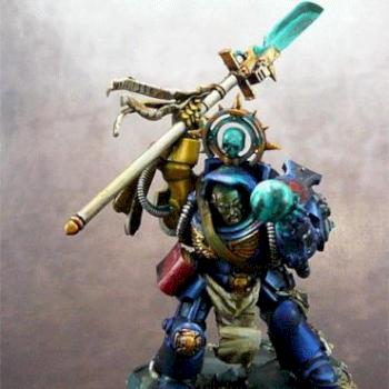 Imperial Fist Terminator Librarian by Doom77