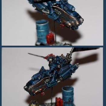 Night lords Pre-Heresy Jetbike Lord by zekaine