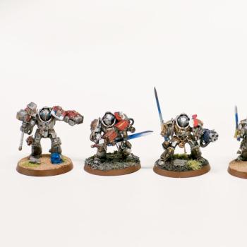 Grey Knight Terminator squad by Ashar Ventari