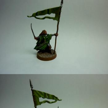 Wood Elf Banner / Bannière Elfe Sylvain by Okherus