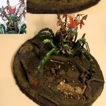 Goblin Warboss on Gigantic Spider by jonbon101