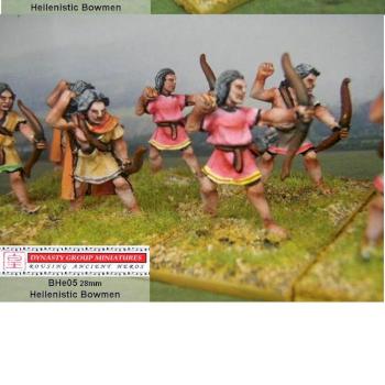 28mm Hellenistic Bowmen BHe05 by dygp2010