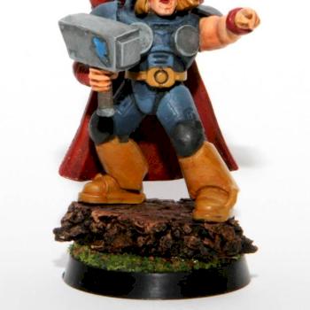 Space Wolf Rune Priest Thor by kaiserdean