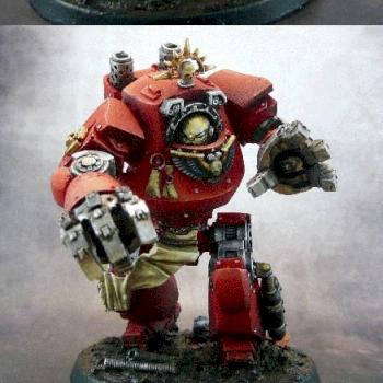 Blood Angels Contemptor Dreadnought by Doom77