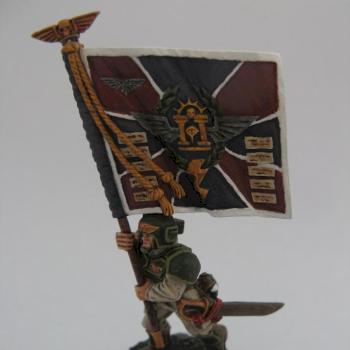 Imperial Guard Standard Bearer by Muzzle