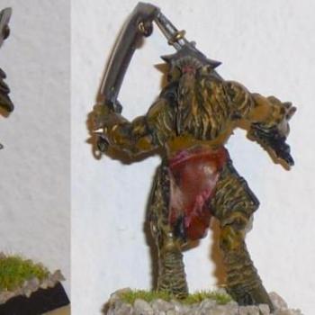 Fast-painted Beastman by Urithen