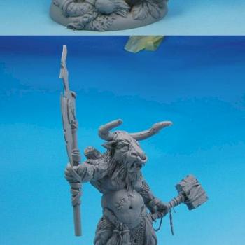 Minotaur 54mm scale Converted by Scibor