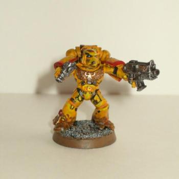 Space marine Imperial Fists converti by playmocouenno