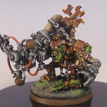 Ork with stange gun by lecks