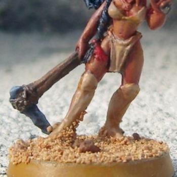 Babe with gun. by tombwalker