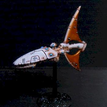 battlefleet gothic eldar cruiser by Bastien.C