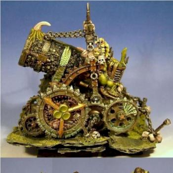 Nurgle Hellcannon - detail views by gt4948c