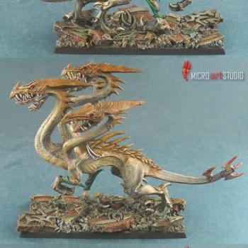 Dark Elf War Hydra by Asmodean