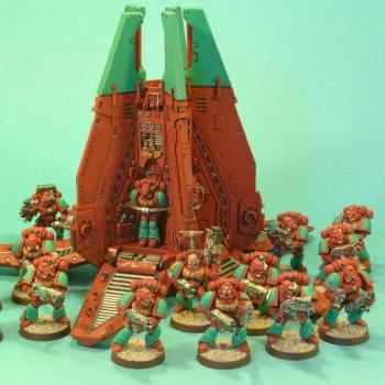 Space Marines + Droppod by Raidus