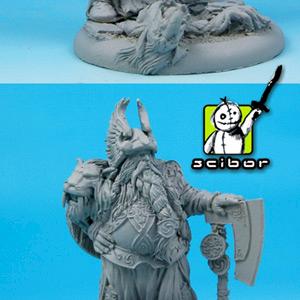 Dwarf Lord 54mm scale Converted by Scibor