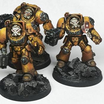 Imperial Fist Terminators by Thisonegoesto11