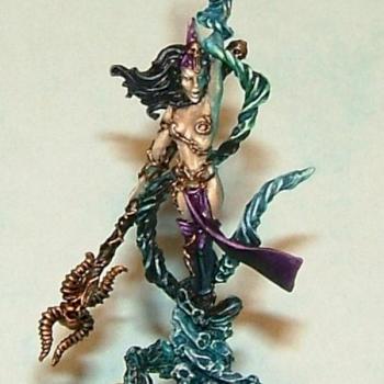 dark elf sorceress re by WARDANCERMINI