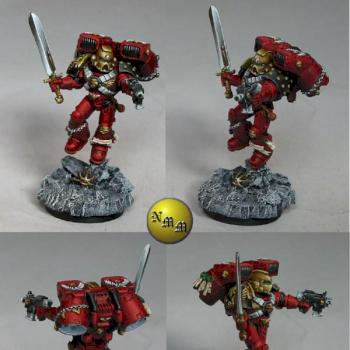 Blood Angel Vanguard Veteran squad sgt by nels0nmac